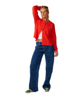 The Rip Curl Womens Emily Cardigan in Red