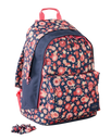The Rip Curl Double Dome 24L + SCR Mixed Backpack in Navy Pink