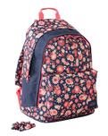 The Rip Curl Double Dome 24L + SCR Mixed Backpack in Navy Pink