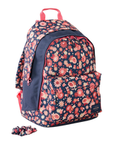 The Rip Curl Double Dome 24L + SCR Mixed Backpack in Navy Pink