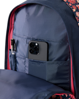 The Rip Curl Double Dome 24L + SCR Mixed Backpack in Navy Pink