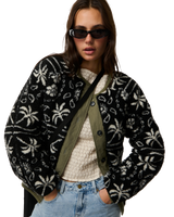The Rip Curl Womens Bossa Nova Revo Jacket in Military Green
