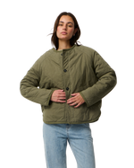 The Rip Curl Womens Bossa Nova Revo Jacket in Military Green