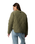 The Rip Curl Womens Bossa Nova Revo Jacket in Military Green