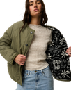 The Rip Curl Womens Bossa Nova Revo Jacket in Military Green
