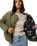 The Rip Curl Womens Bossa Nova Revo Jacket in Military Green