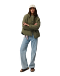 The Rip Curl Womens Bossa Nova Revo Jacket in Military Green