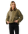 The Rip Curl Womens Bossa Nova Waxed Chore Jacket in Military Green