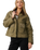 The Rip Curl Womens Bossa Nova Waxed Chore Jacket in Military Green