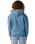Boys Rip Script Icon Hoodie in Bluefin