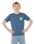 Boys Wetsuit Icon T-Shirt in Light Navy