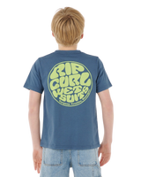 Boys Wetsuit Icon T-Shirt in Light Navy