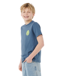 Boys Wetsuit Icon T-Shirt in Light Navy