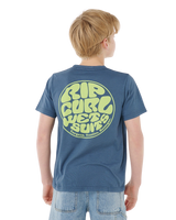 Boys Wetsuit Icon T-Shirt in Light Navy