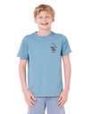 Boys Search Icon T-Shirt in Storm Blue