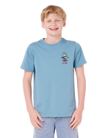 Boys Search Icon T-Shirt in Storm Blue