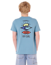 Boys Search Icon T-Shirt in Storm Blue