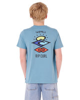 Boys Search Icon T-Shirt in Storm Blue