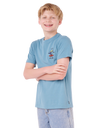 Boys Search Icon T-Shirt in Storm Blue