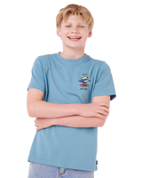 Boys Search Icon T-Shirt in Storm Blue