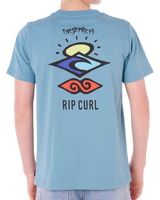 Boys Search Icon T-Shirt in Storm Blue