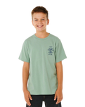 Boys Search Icon T-Shirt in Aloe
