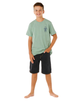 Boys Search Icon T-Shirt in Aloe