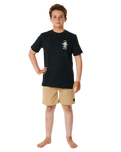 Boys Search Icon T-Shirt in Black