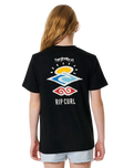Boys Search Icon T-Shirt in Black