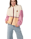 The Rip Curl Girls Girls Surf Revival ZT Polar Fleece Jacket in Shell
