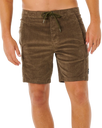The Rip Curl Mens Classic Surf Cord Walkshorts in Rock