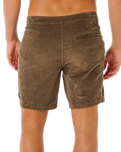 The Rip Curl Mens Classic Surf Cord Walkshorts in Rock