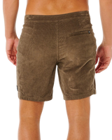 The Rip Curl Mens Classic Surf Cord Walkshorts in Rock