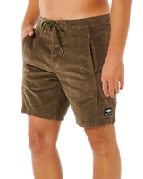 The Rip Curl Mens Classic Surf Cord Walkshorts in Rock