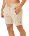 The Rip Curl Mens Classic Surf Cord Walkshorts in Bone
