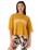 The Rip Curl Womens Seacell Crop Heritage T-Shirt in Gold