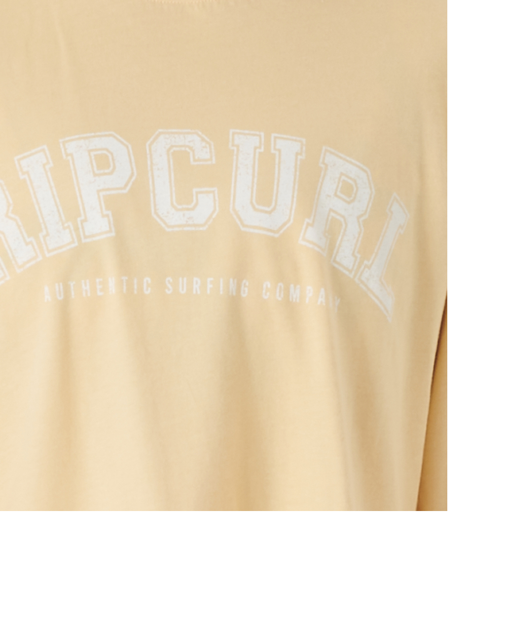 The Rip Curl Womens Seacall Crop Heritage T-Shirt in Blush