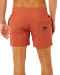 The Rip Curl Mens Mirage Retro Golden Hour Boardshorts in Baked Clay