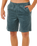 Premium Surf Cord Volley Shorts in Pine Night