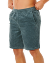 Premium Surf Cord Volley Shorts in Pine Night