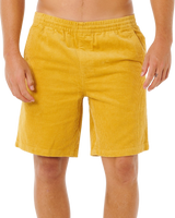 Premium Surf Cord Volley Shorts in Golden Hour