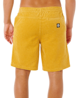 Premium Surf Cord Volley Shorts in Golden Hour