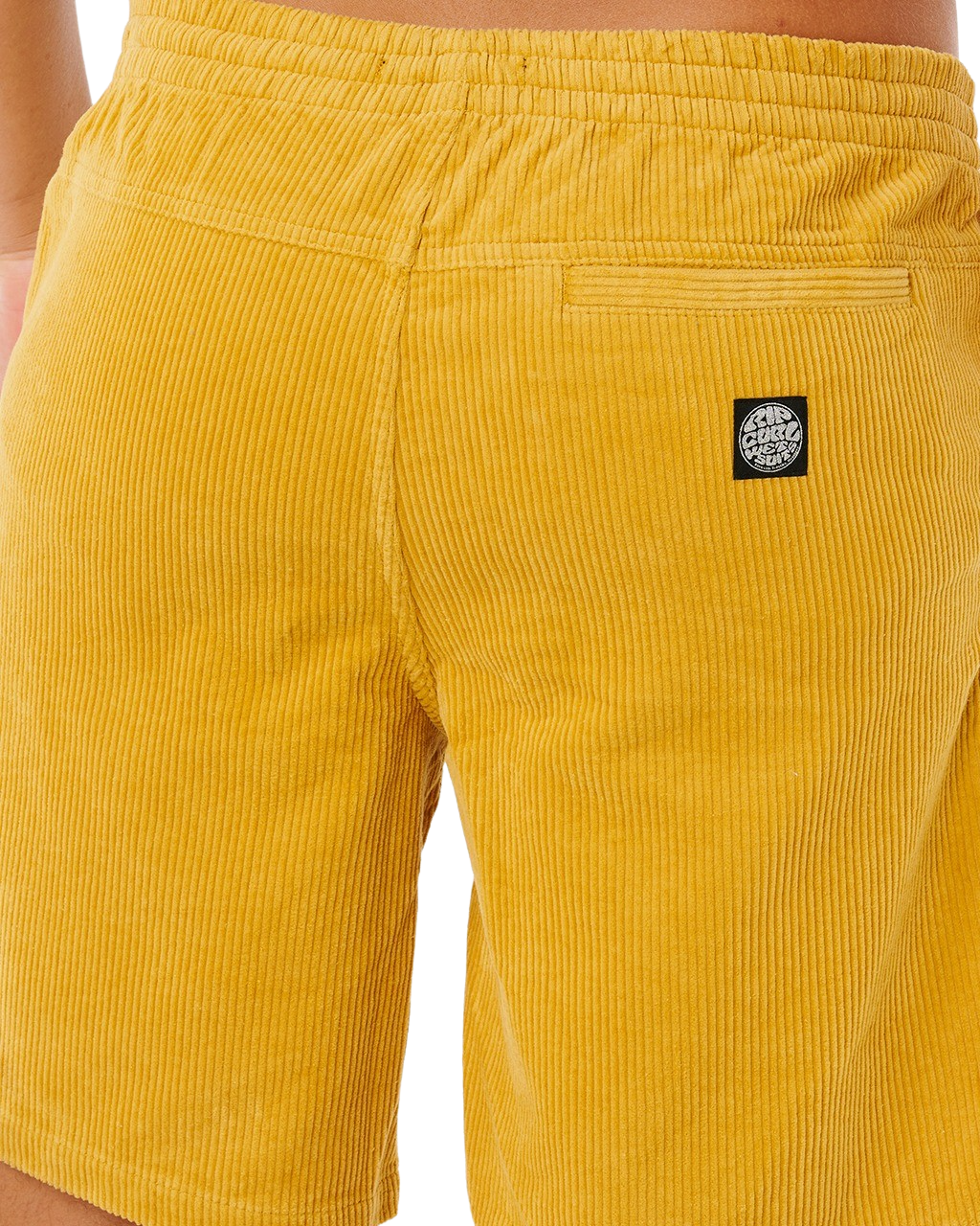 Premium Surf Cord Volley Shorts in Golden Hour