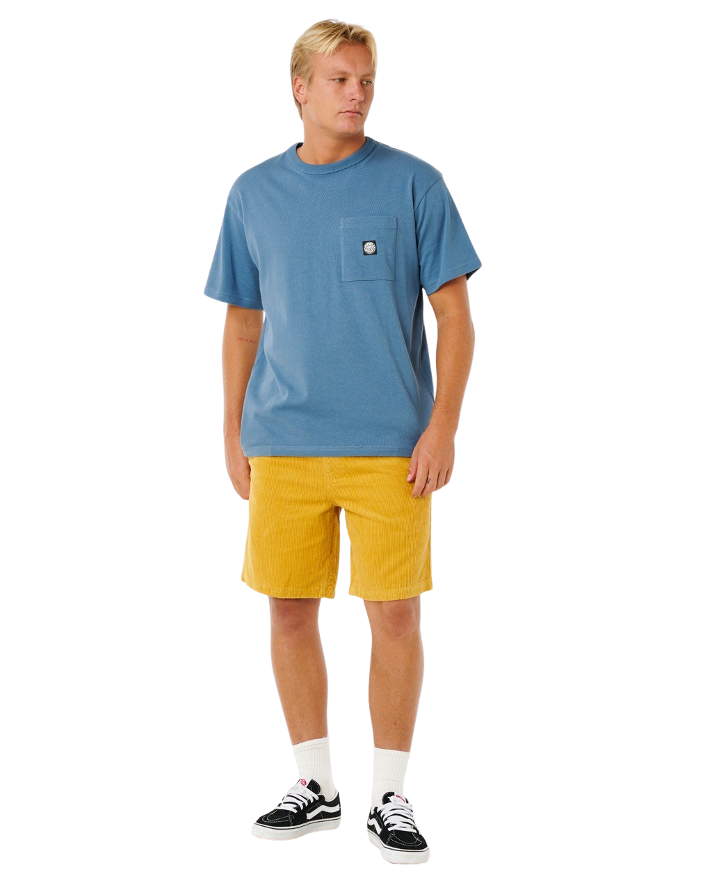 Premium Surf Cord Volley Shorts in Golden Hour
