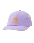 Mixed 6 Panel Cap in Purple