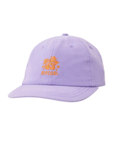 Mixed 6 Panel Cap in Purple