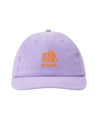 Mixed 6 Panel Cap in Purple
