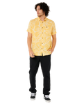 The Rip Curl Mens Cody Welsh Shirt in Mandarin Zest
