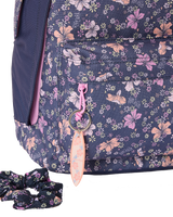 The Rip Curl Double Dome 24L Backpack in Navy & Pink