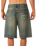 The Rip Curl Mens Archive Dirty Denim Walkie Shorts in Dirty Mid Blue